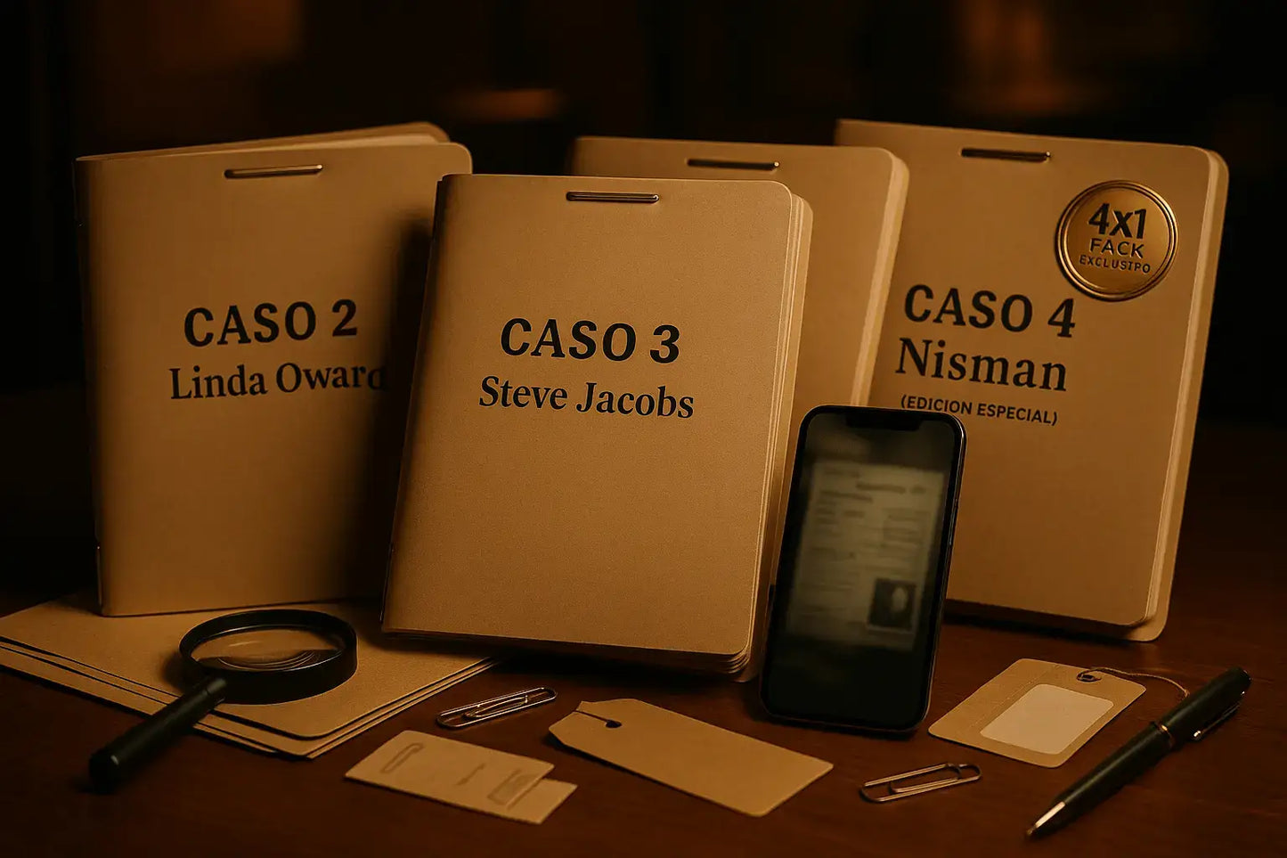 4x1 JUEGOS DE INVESTIGACIÓN + 6 bonus de Regalo